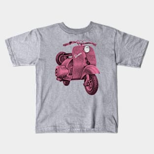 Vintage Vespa Kids T-Shirt